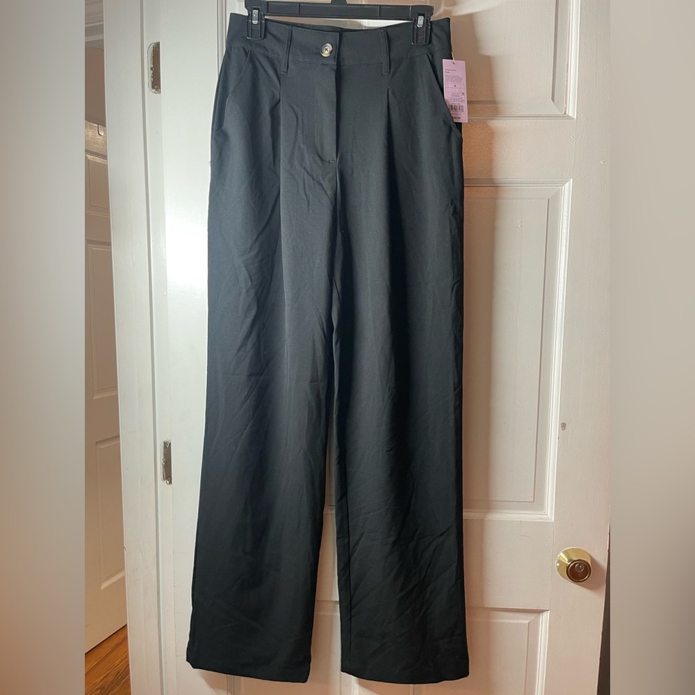 Wild Fable Womens Black High Rise Dress Pants Size 4